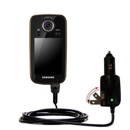 Car & Home 2 in 1 Charger compatible with the Samsung HMX-E10 Digital Camcorder