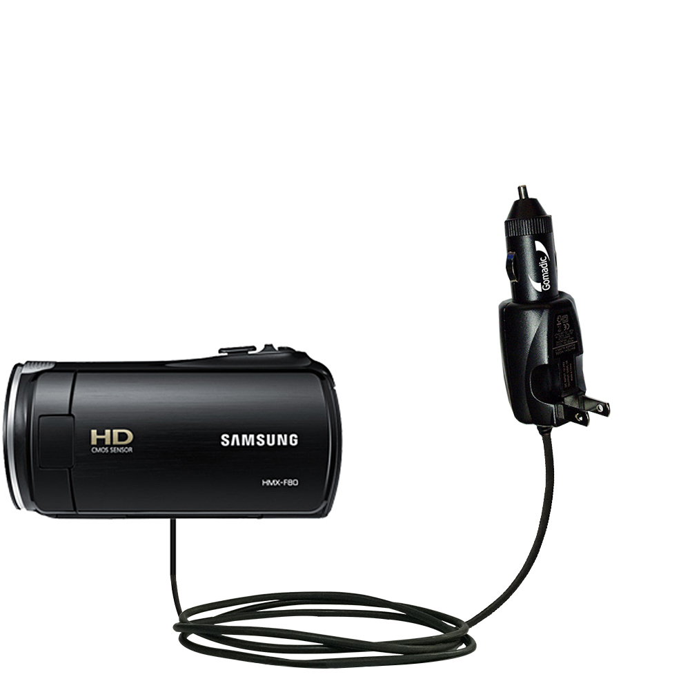 Car & Home 2 in 1 Charger compatible with the Samsung HMX F80 F90