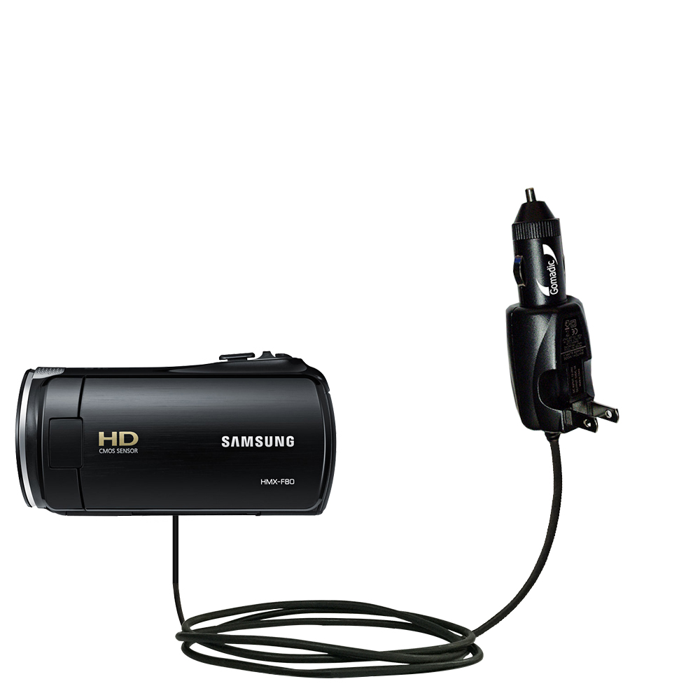 Car & Home 2 in 1 Charger compatible with the Samsung HMX-F90 / HMX-F91