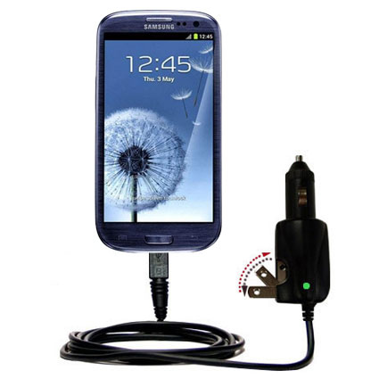 Car & Home 2 in 1 Charger compatible with the Samsung i9300