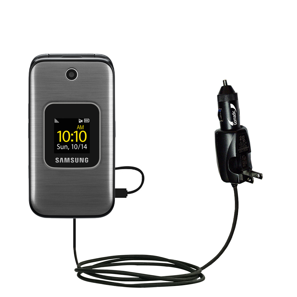 Car & Home 2 in 1 Charger compatible with the Samsung M400