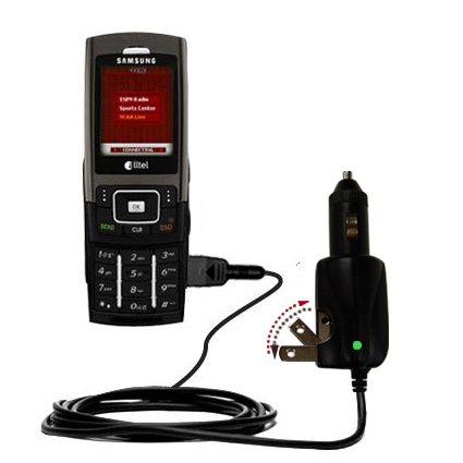 Car & Home 2 in 1 Charger compatible with the Samsung Nimbus U420
