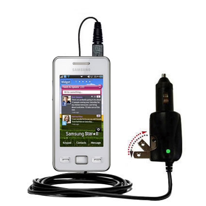 Car & Home 2 in 1 Charger compatible with the Samsung S5260
