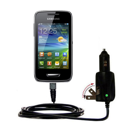 Car & Home 2 in 1 Charger compatible with the Samsung S5380