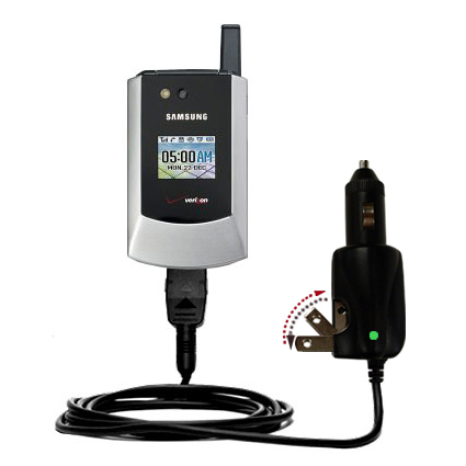 Car & Home 2 in 1 Charger compatible with the Samsung SCH-A795