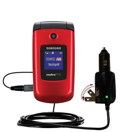 Car & Home 2 in 1 Charger compatible with the Samsung SCH-R250