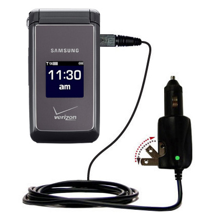 Car & Home 2 in 1 Charger compatible with the Samsung SCH-U320