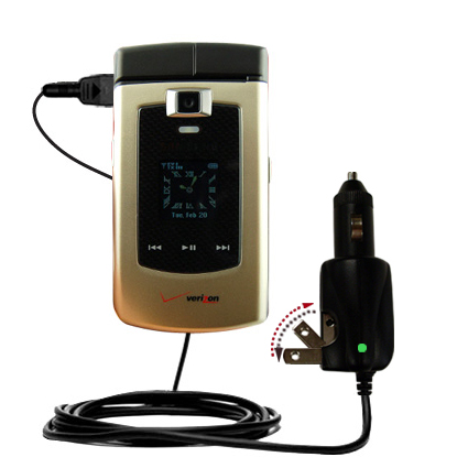 Car & Home 2 in 1 Charger compatible with the Samsung SCH-U740