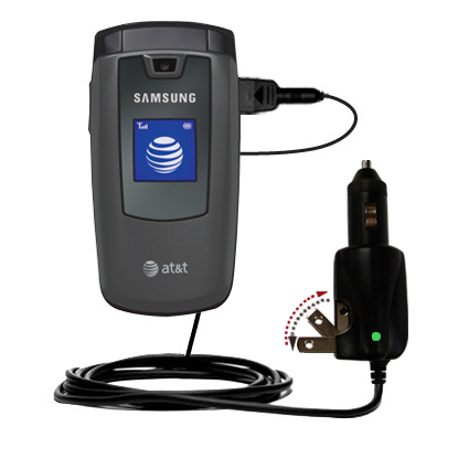 Car & Home 2 in 1 Charger compatible with the Samsung SGH-A437