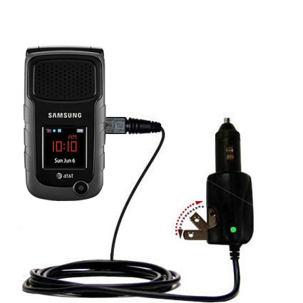 Car & Home 2 in 1 Charger compatible with the Samsung SGH-A847