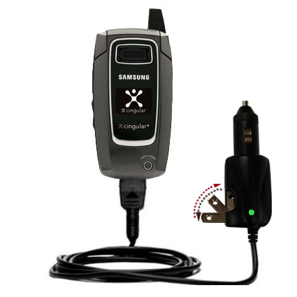 Car & Home 2 in 1 Charger compatible with the Samsung SGH-D407