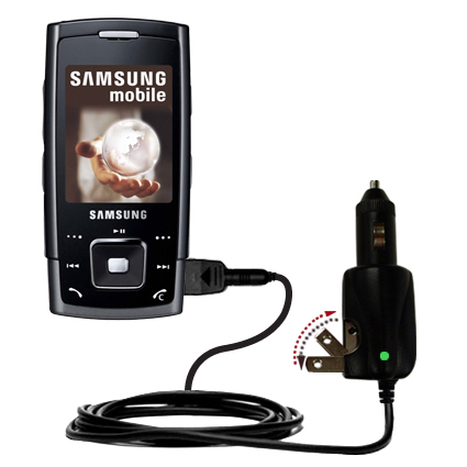 Car & Home 2 in 1 Charger compatible with the Samsung SGH-E900