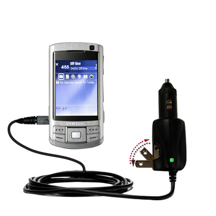 Car & Home 2 in 1 Charger compatible with the Samsung SGH-G810