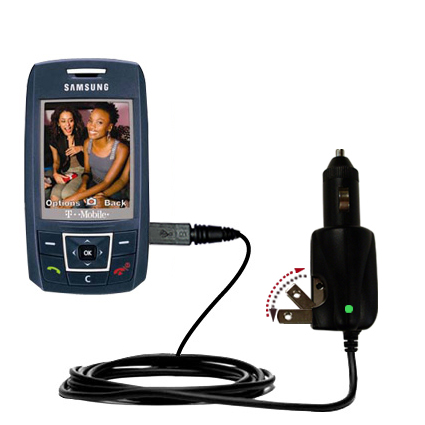 Car & Home 2 in 1 Charger compatible with the Samsung SGH-T429