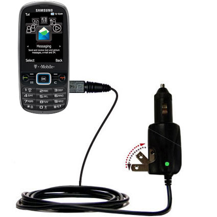 Car & Home 2 in 1 Charger compatible with the Samsung SGH-T479