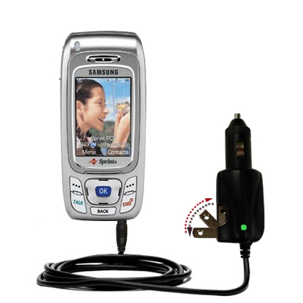 Car & Home 2 in 1 Charger compatible with the Samsung SPH-A800