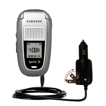 Car & Home 2 in 1 Charger compatible with the Samsung SPH-A820