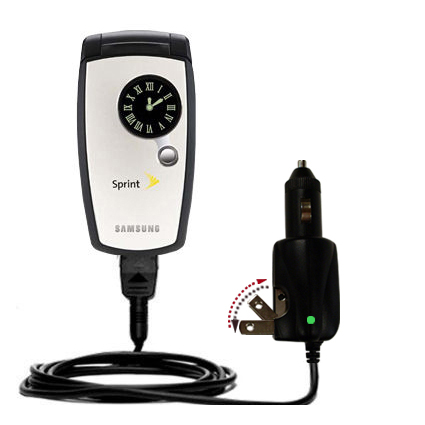 Car & Home 2 in 1 Charger compatible with the Samsung SPH-A960