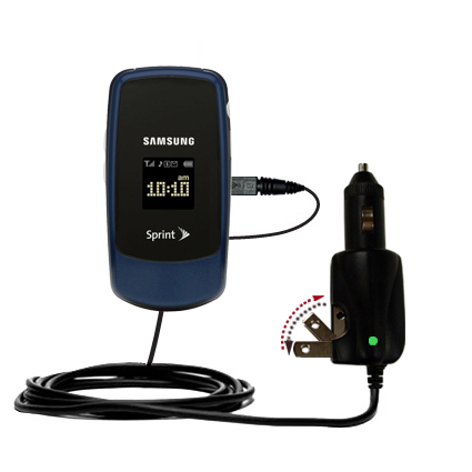 Car & Home 2 in 1 Charger compatible with the Samsung SPH-M220