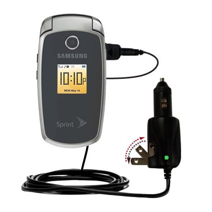 Car & Home 2 in 1 Charger compatible with the Samsung SPH-M300