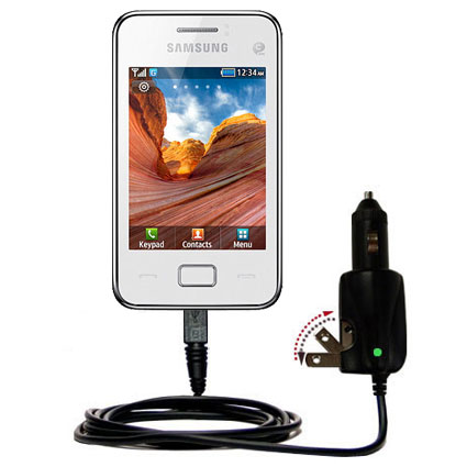 Car & Home 2 in 1 Charger compatible with the Samsung Tocco Lite 2