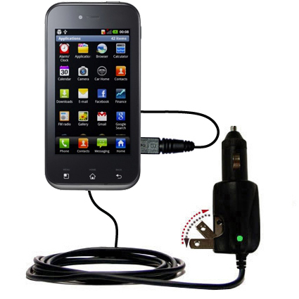 Car & Home 2 in 1 Charger compatible with the Samsung Transform Ultra
