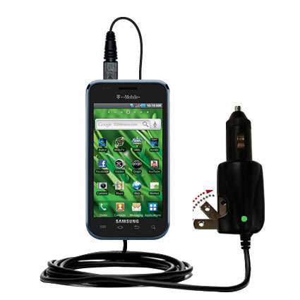 Car & Home 2 in 1 Charger compatible with the Samsung Vibrant