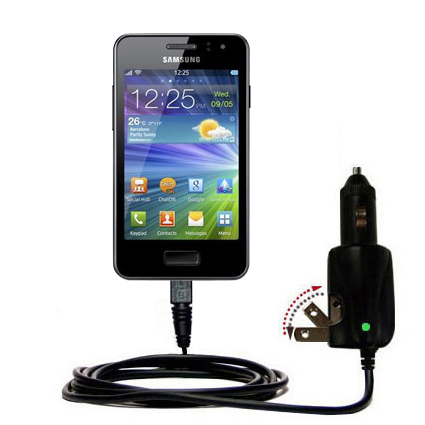 Car & Home 2 in 1 Charger compatible with the Samsung Wave M