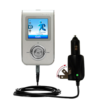 Car & Home 2 in 1 Charger compatible with the Samsung Yepp YP-T7H