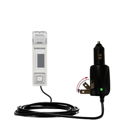Car & Home 2 in 1 Charger compatible with the Samsung YP-U1ZW
