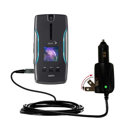 Car & Home 2 in 1 Charger compatible with the Sanyo Katana Eclipse