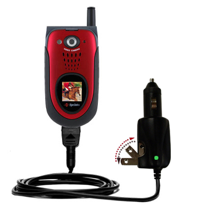 Car & Home 2 in 1 Charger compatible with the Sanyo MM-7400 / MM 7400