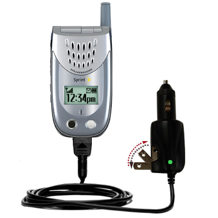 Car & Home 2 in 1 Charger compatible with the Sanyo SCP-3100