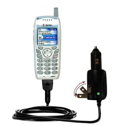Car & Home 2 in 1 Charger compatible with the Sanyo SCP-4920 / SCP 4920