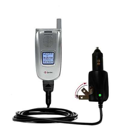 Car & Home 2 in 1 Charger compatible with the Sanyo SCP-5400 / SCP 5400