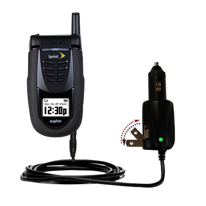 Car & Home 2 in 1 Charger compatible with the Sanyo SCP-7050