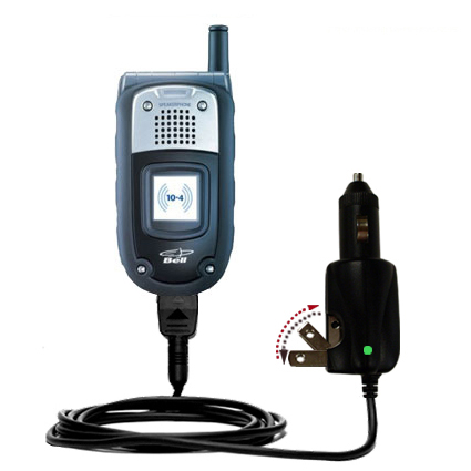 Car & Home 2 in 1 Charger compatible with the Sanyo SCP-7300 / SCP 7300