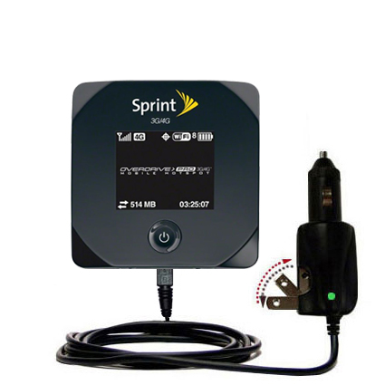 Intelligent Dual Purpose DC Vehicle and AC Home Wall Charger suitable for the Sierra Wireless 802S Mobile Hotspot - Two critical functions; one unique charger - Uses Gomadic Brand TipExchange Technology