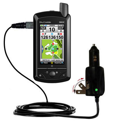 Car & Home 2 in 1 Charger compatible with the SkyGolf SkyCaddie SGXw