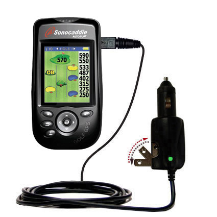 Car & Home 2 in 1 Charger compatible with the Sonocaddie Auto Play Golf GPS
