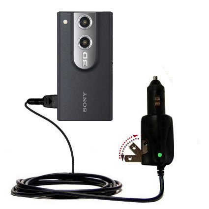 Car & Home 2 in 1 Charger compatible with the Sony Bloggie 3D