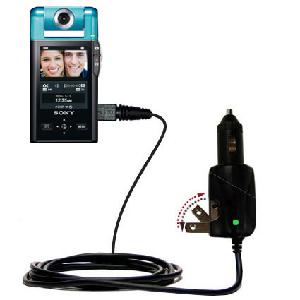 Car & Home 2 in 1 Charger compatible with the Sony Bloggie Camera CM5