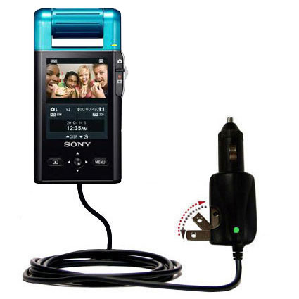 Car & Home 2 in 1 Charger compatible with the Sony bloggie MHS-PM5K Mobile HD Snap
