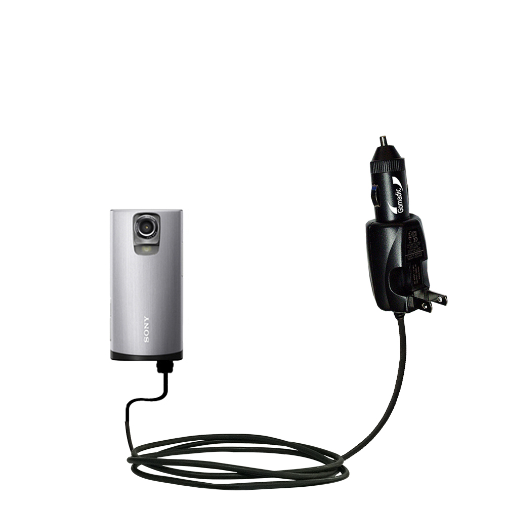 Car & Home 2 in 1 Charger compatible with the Sony Bloggie MHS-TS55