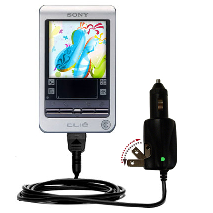 Car & Home 2 in 1 Charger compatible with the Sony Clie T400