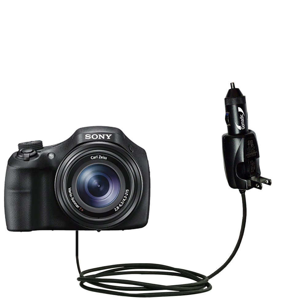 Car & Home 2 in 1 Charger compatible with the Sony DSC-HX300