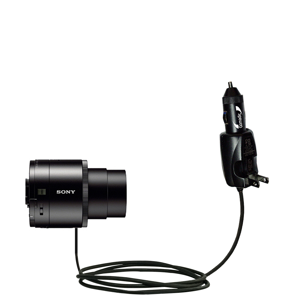 Car & Home 2 in 1 Charger compatible with the Sony DSC-QX100
