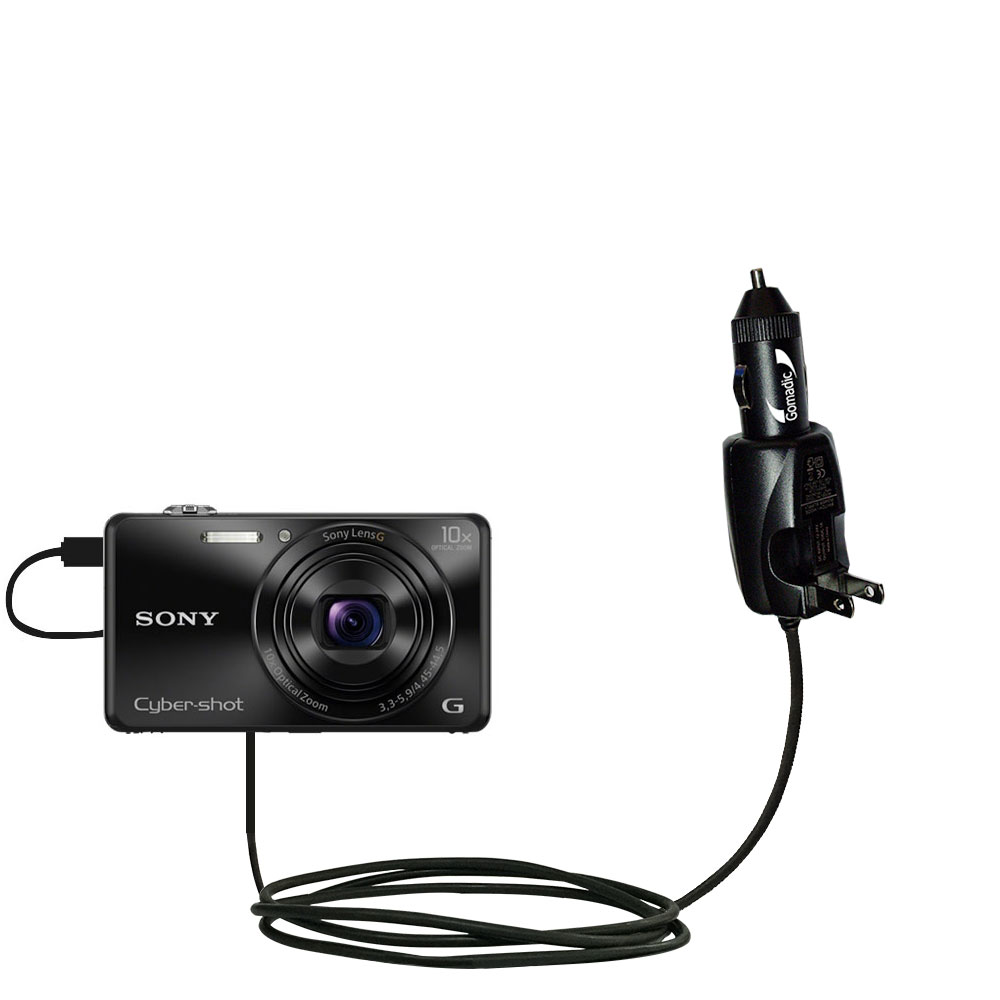 Car & Home 2 in 1 Charger compatible with the Sony DSC-WX220
