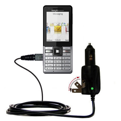 Car & Home 2 in 1 Charger compatible with the Sony Ericsson  J105a