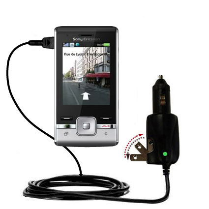 Car & Home 2 in 1 Charger compatible with the Sony Ericsson  T715a